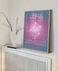 Libra Star Sign, Libra Poster, Zodiac Art, Libra Zodiac Print, Spiritual Wall Art, Aura Gradient Poster