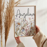 Girl Nursery Name Print