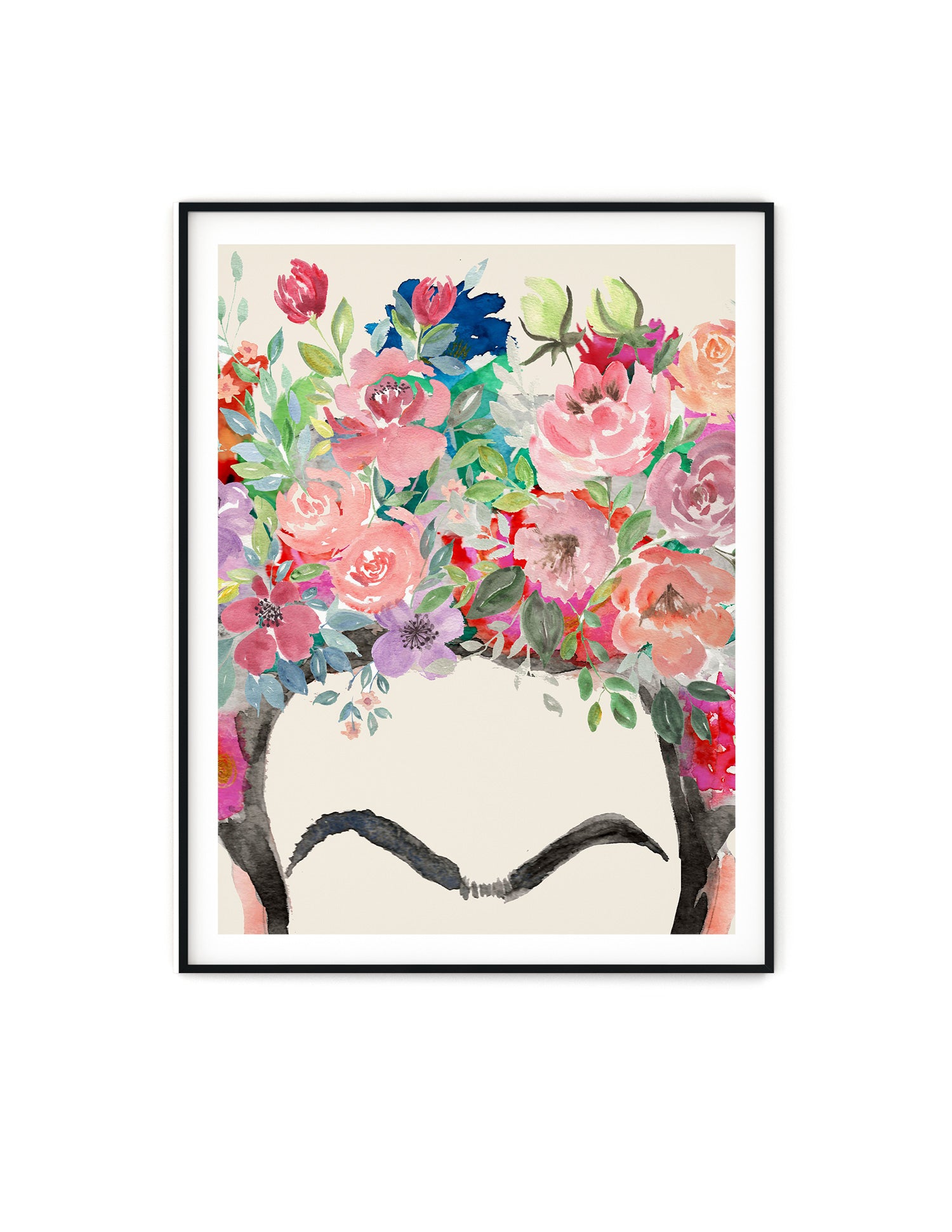 Lámina de arte de Frida Kahlo, lámina de arte colorida Imagen secundaria del producto