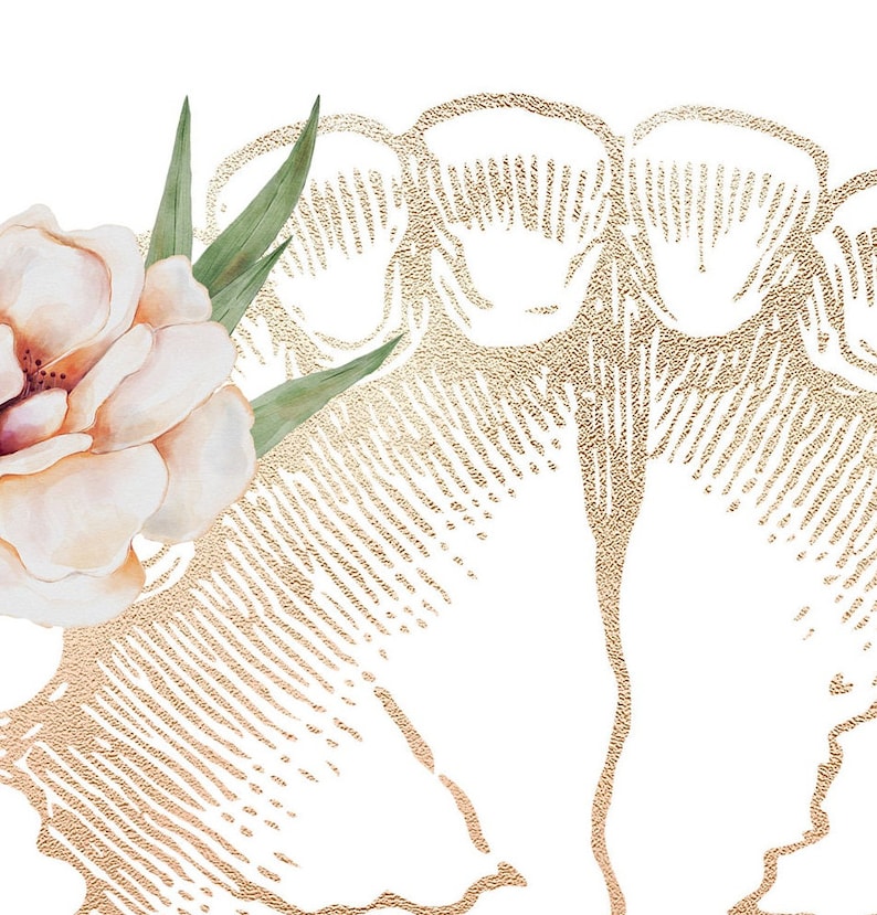 Arte dental, Anatomía dental, Decoración de consultorio dental, Dientes anatómicos florales, Higienista dental, Impresión de arte de pared de odontología, Regalos para dentistas Imagen secundaria del producto